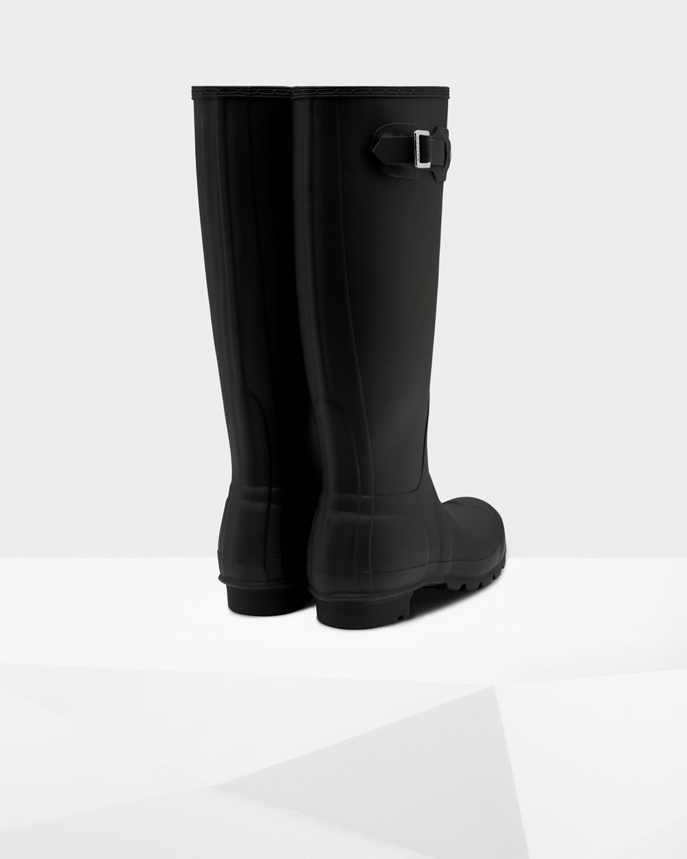 Womens Hunter Tall Rain Boots Black - Original - 7903658-VY